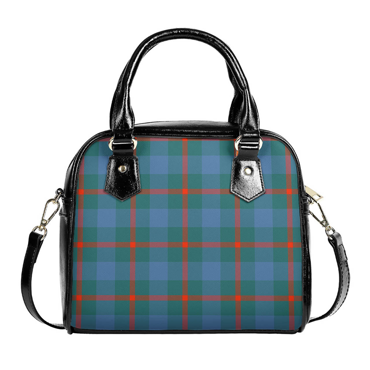 Agnew Ancient Tartan Shoulder Handbags One Size 6*25*22 cm - Tartanvibesclothing