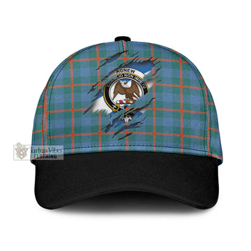 Agnew Ancient Tartan Classic Cap with Family Crest In Me Style