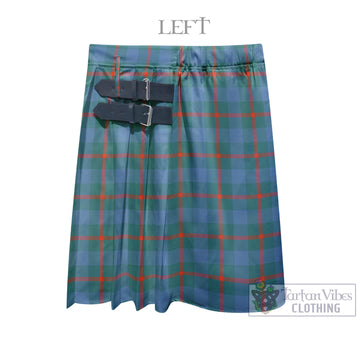 Agnew Ancient Tartan Men's Pleated Skirt - Fashion Casual Retro Scottish Kilt Style