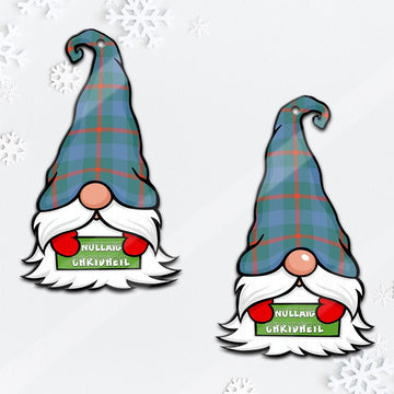 Agnew Ancient Gnome Christmas Ornament with His Tartan Christmas Hat
