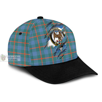 Agnew Ancient Tartan Classic Cap with Family Crest In Me Style