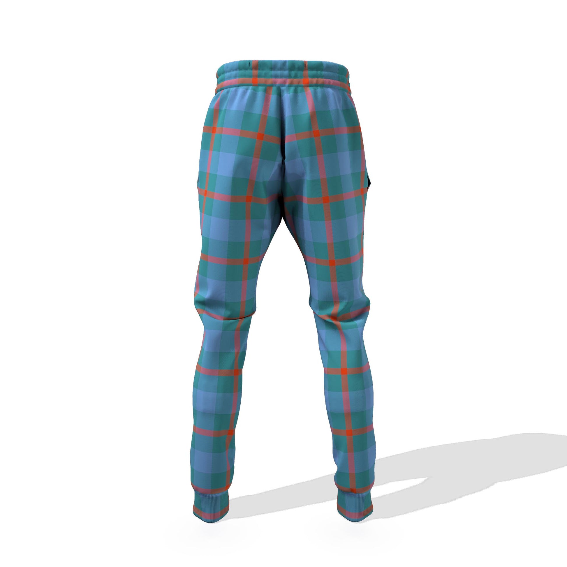 Agnew Ancient Tartan Joggers Pants with Family Crest - Tartanvibesclothing