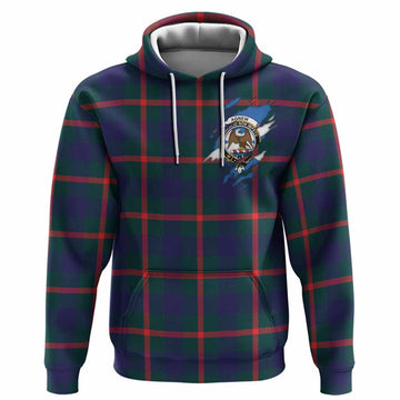 Agnew Clan Crest In Me Tartan Hoodie Scotland Flag Style