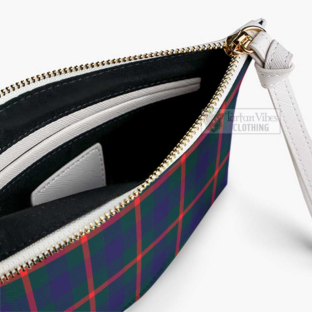 Tartan Vibes Clothing Agnew Family Crest Tartan Clutch Bag