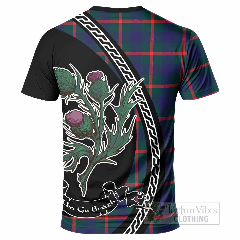 Agnew Family Crest Tartan T-Shirt Alba Thistle Inspired - Tartan Vibes Clothing
