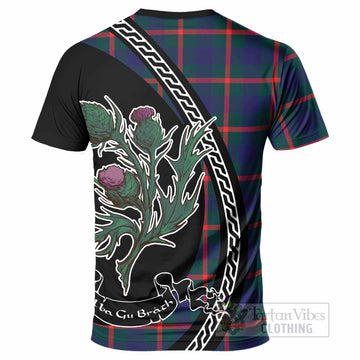 Agnew Family Crest Tartan T-Shirt Alba Thistle Inspired - Tartan Vibes Clothing