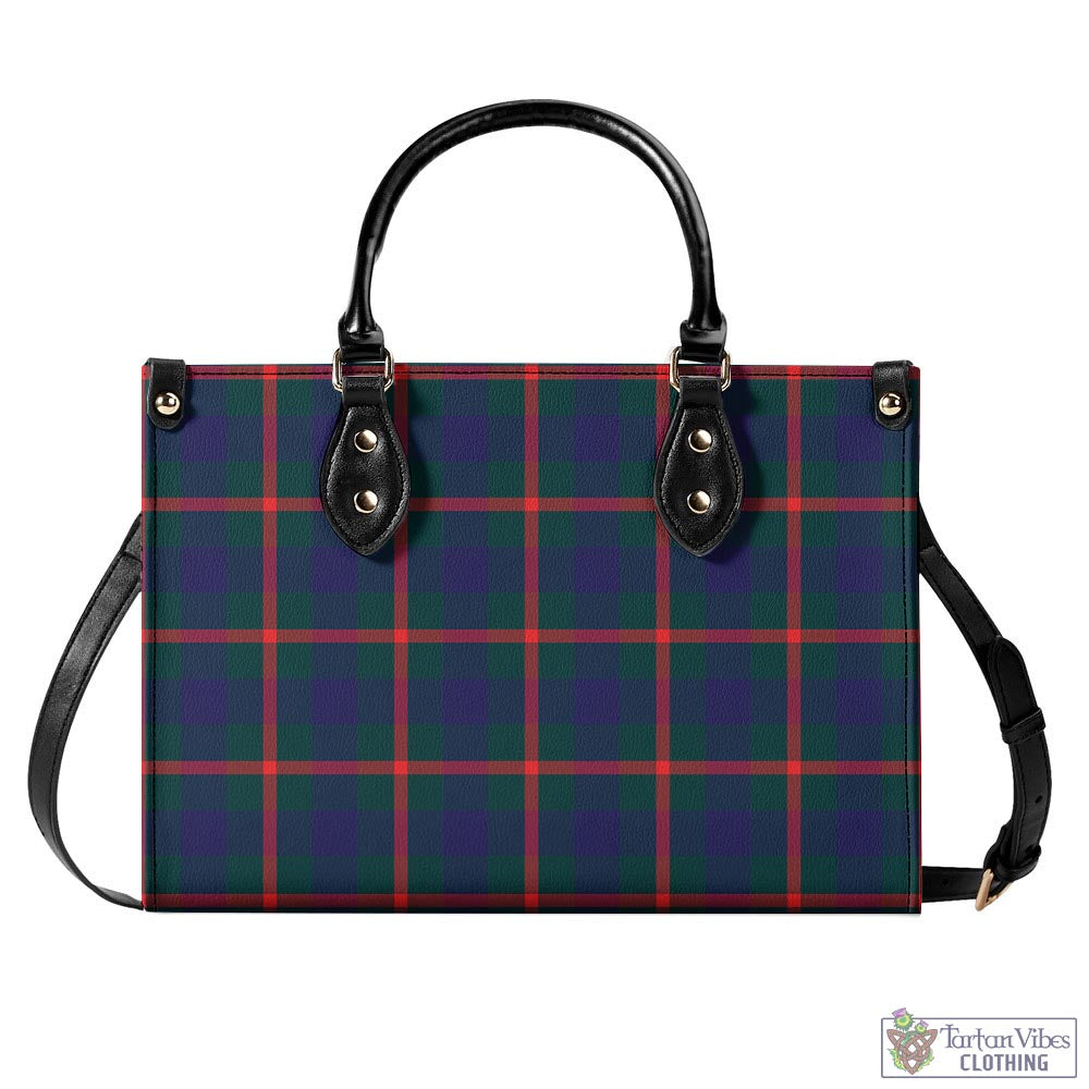 Tartan Vibes Clothing Agnew Modern Tartan Luxury Leather Handbags