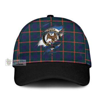 Agnew Modern Tartan Classic Cap with Family Crest In Me Style