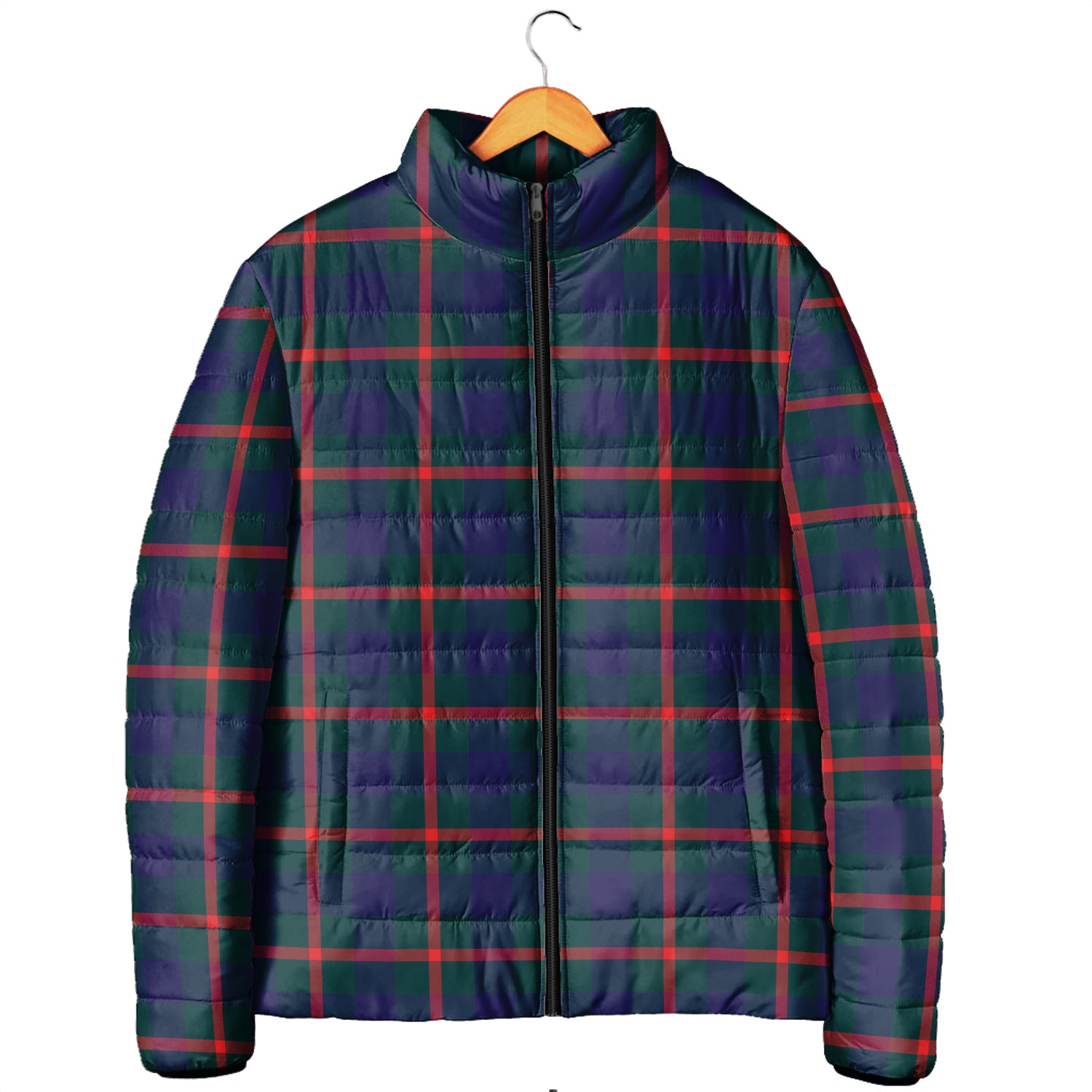 Agnew Tartan Padded Jacket Men's Padded Jacket - Tartan Vibes Clothing