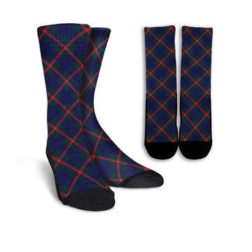 Agnew Tartan Crew Socks Cross Style