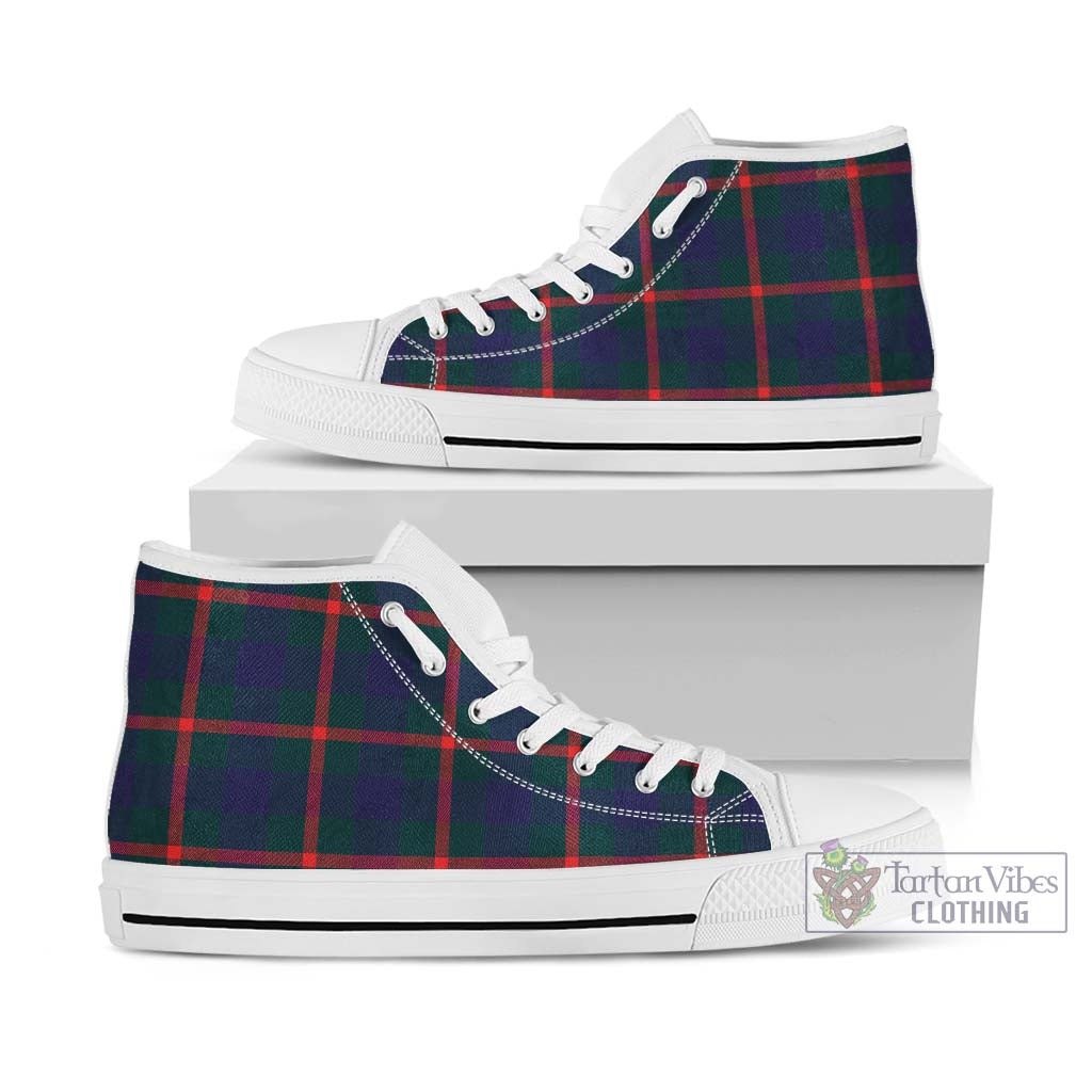 Tartan Vibes Clothing Agnew Modern Tartan High Top Shoes