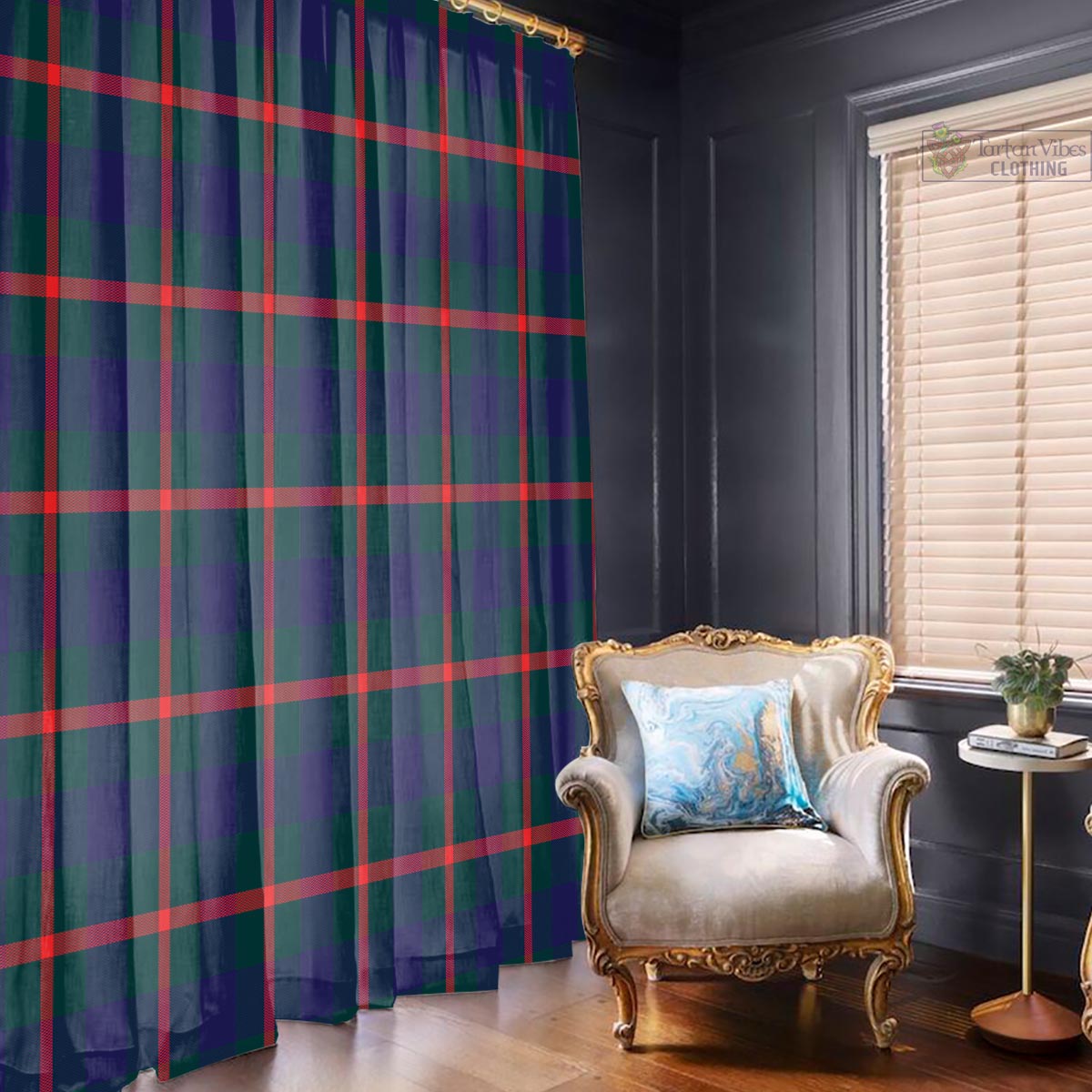 Agnew Modern Tartan Window Curtain