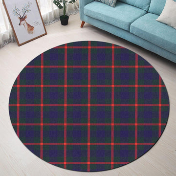 Agnew Modern Tartan Round Rug - Tartanvibesclothing