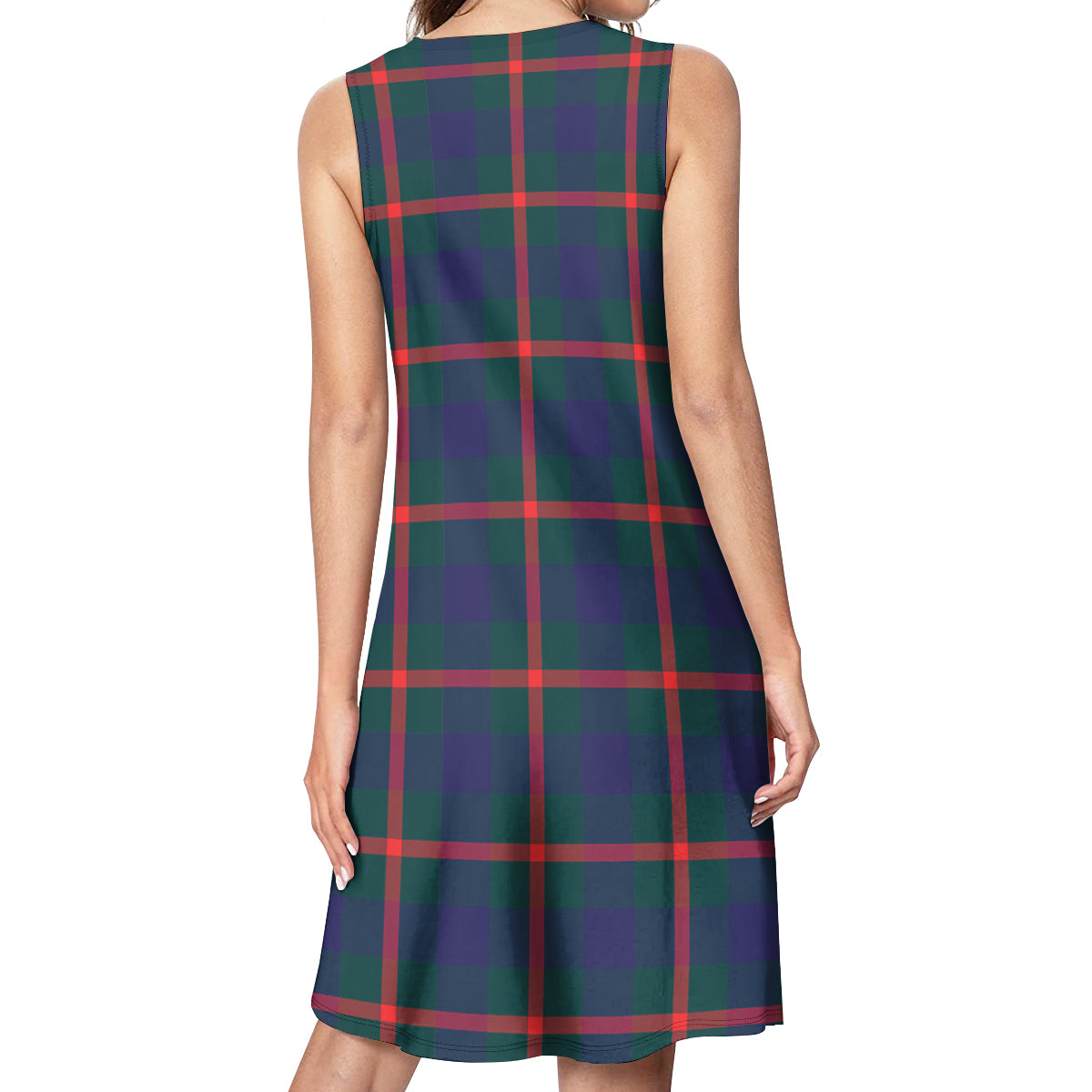 Agnew Modern Tartan Womens Casual Dresses - Tartanvibesclothing