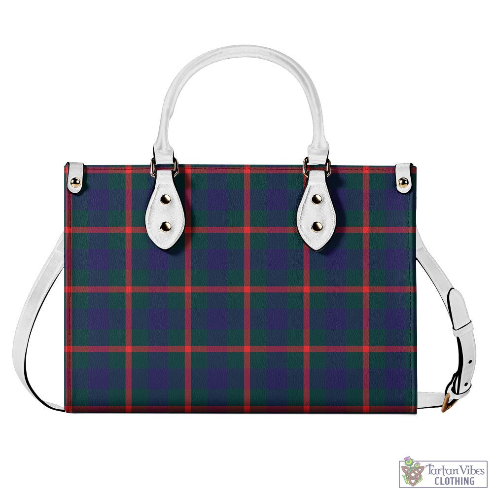 Tartan Vibes Clothing Agnew Modern Tartan Luxury Leather Handbags