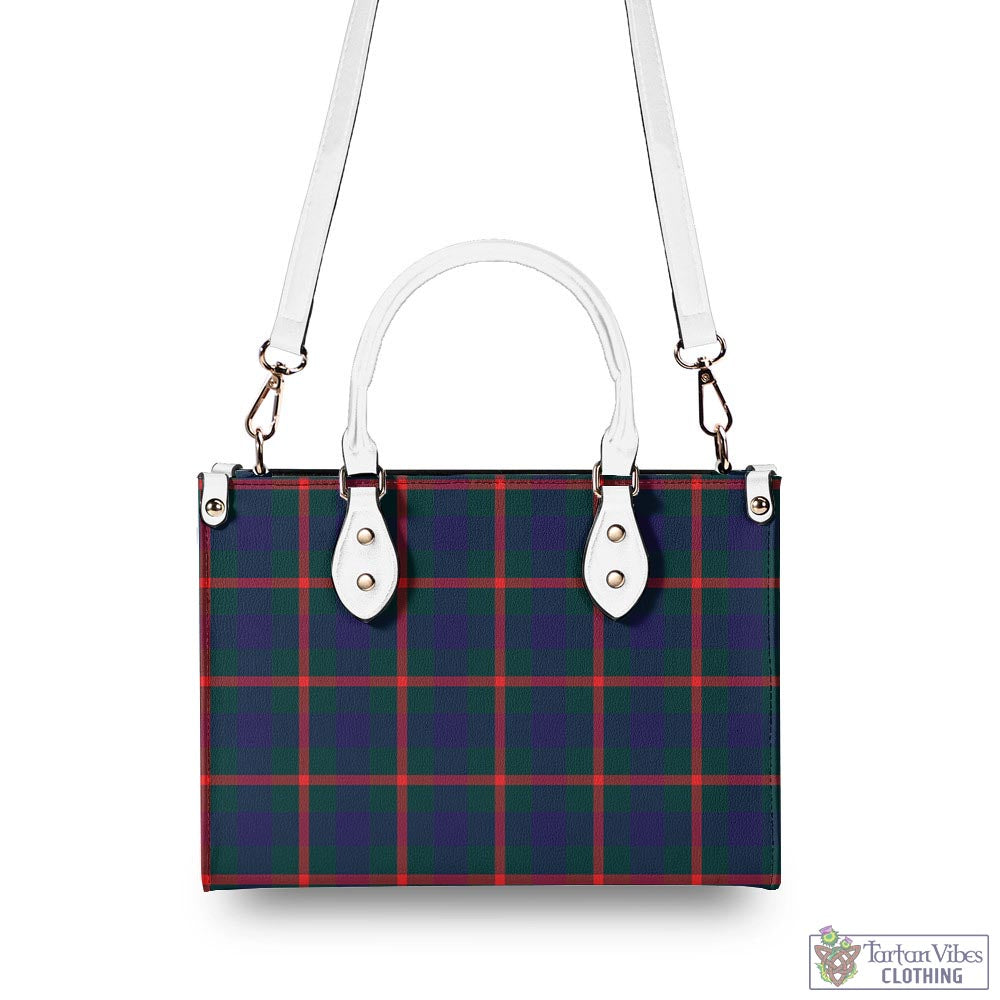 Tartan Vibes Clothing Agnew Modern Tartan Luxury Leather Handbags