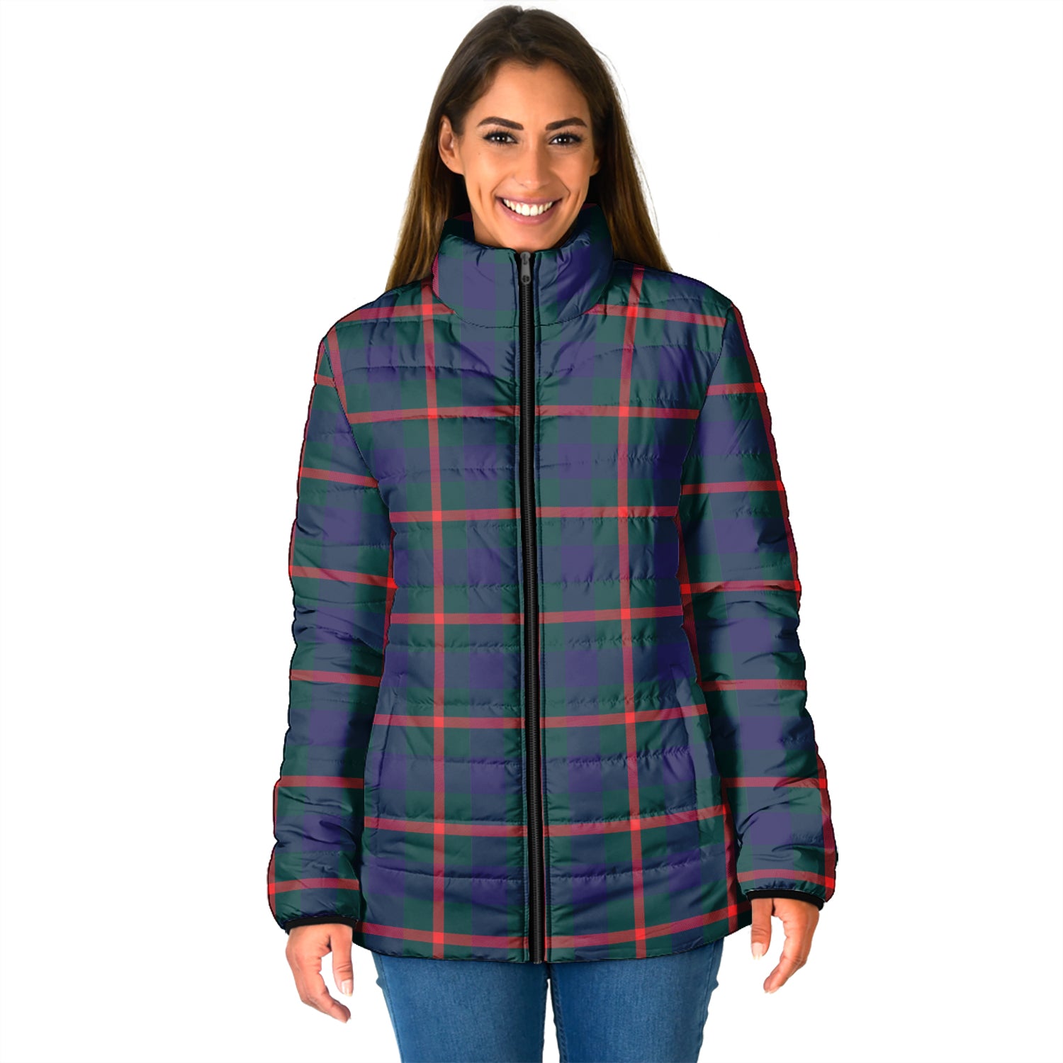 Agnew Tartan Padded Jacket - Tartan Vibes Clothing