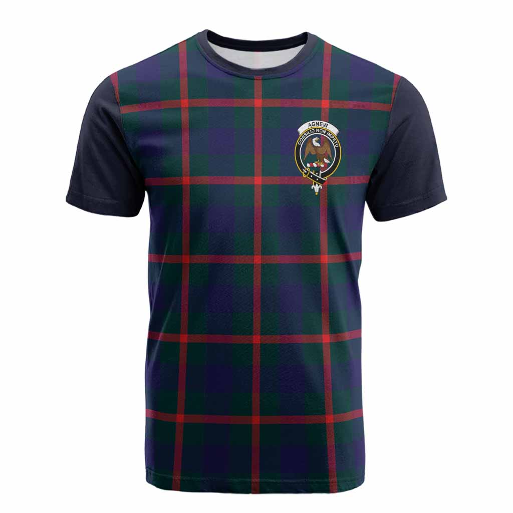 Agnew Tartan Accent Cotton T-shirt with Family Crest Kid's Shirt - Tartan Vibes Clothing