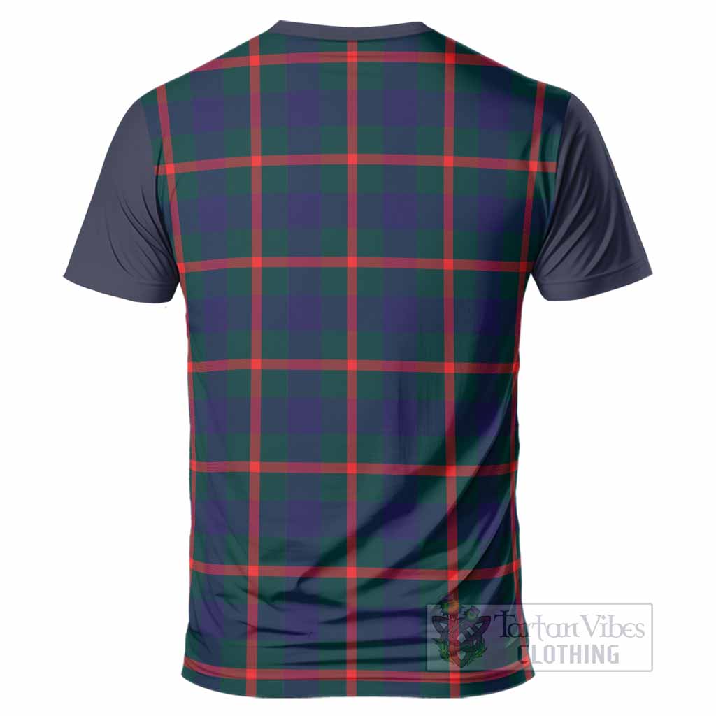 Agnew Tartan Accent T-Shirt with Family Crest