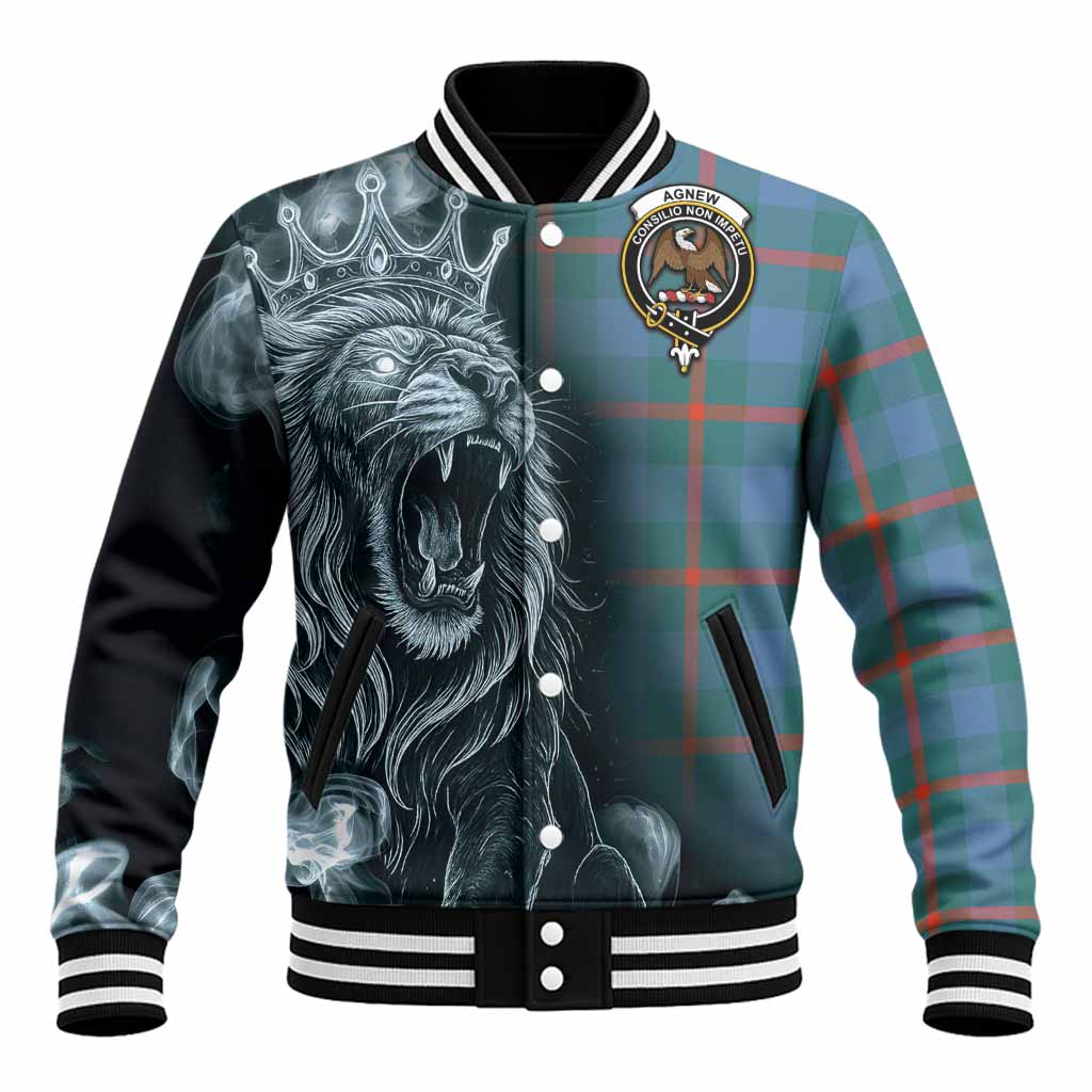 Agnew Tartan Baseball Jacket Roaring Lion Heritage