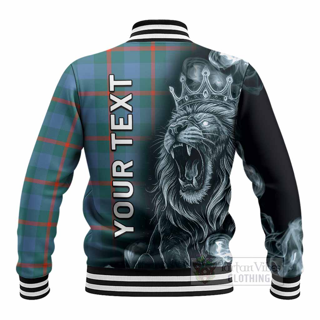 Agnew Tartan Baseball Jacket Roaring Lion Heritage
