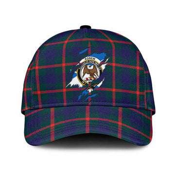 Agnew Tartan Classic Cap with Family Crest In Me Style