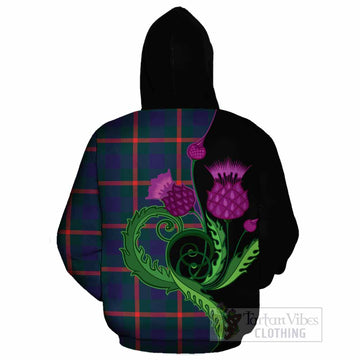 Agnew Tartan Cotton Hoodie Traditional Scottish Thistle