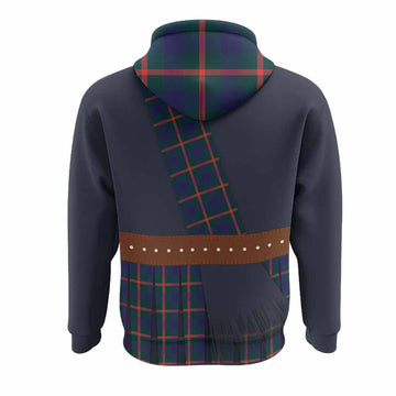 Agnew Tartan Crest Hoodie Kilt Costume Style