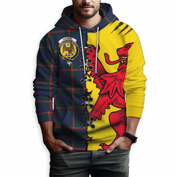 Agnew Tartan Family Crest Hoodie Lion Rampant Honor
