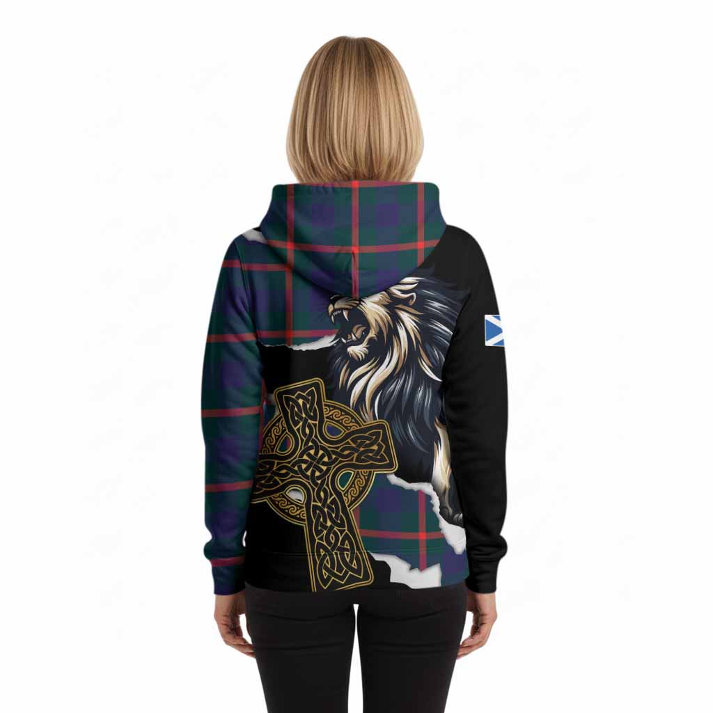 Agnew Tartan Scottish Hoodie Lion Celtic Heritage