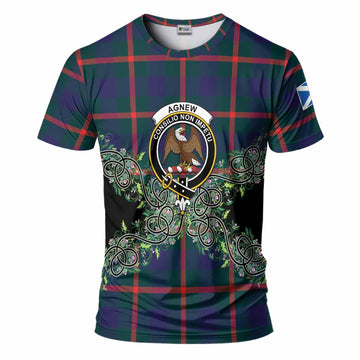 Agnew Tartan T-Shirt Thistle Scottish Spirit