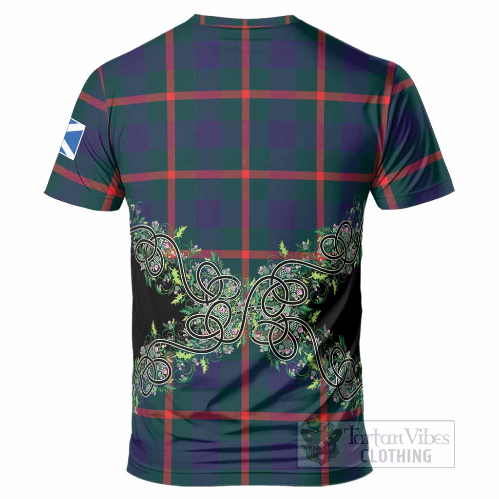 Agnew Tartan T-Shirt Thistle Scottish Spirit
