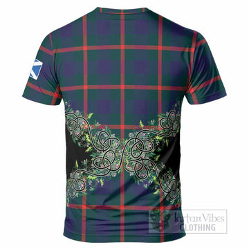 Agnew Tartan T-Shirt Thistle Scottish Spirit
