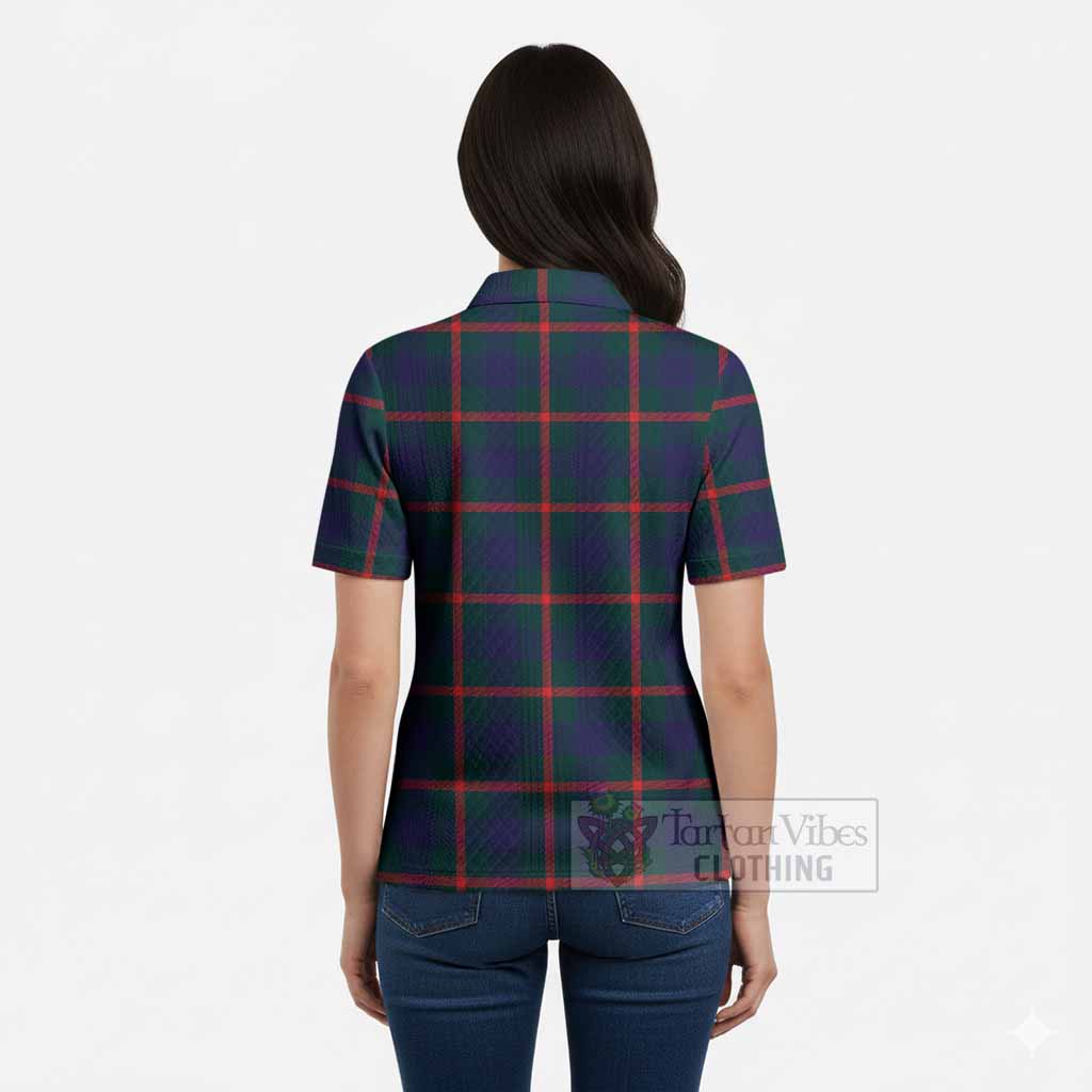 Agnew Tartan Women’s Polo Sweater Top