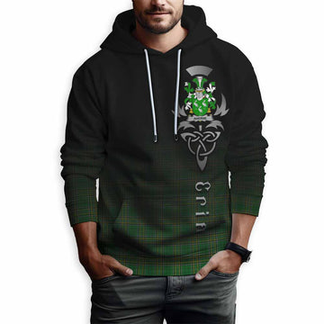 Aherne Irish Clan Hoodie with Coat of Arms Erin Go Bragh Celtic Inspired Pullover Hoodie - Tartan Vibes Clothing