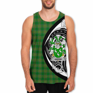 Aherne Irish Clan Men's Tank Top Celtic Circle Style