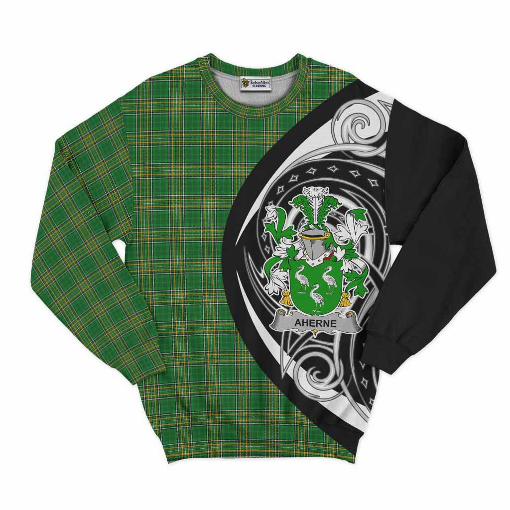 Aherne Irish Clan Sweatshirt Celtic Circle Style Unisex - Tartan Vibes Clothing
