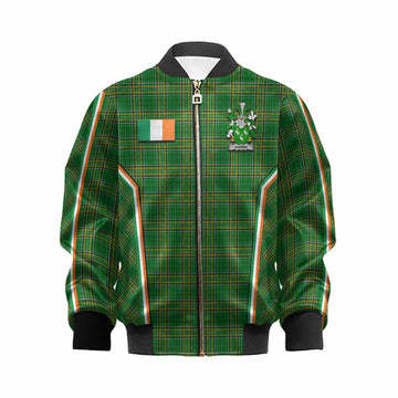 Aherne Irish Clan Coat of Arm Tartan Kid Bomber Jacket Flag Style