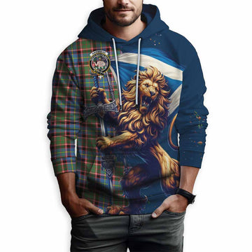 Aikenhead Tartan Family Crest Hoodie with Scottish Majestic Lion Zip Hoodie - Tartan Vibes Clothing