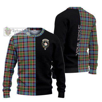 Aikenhead Tartan Ugly Sweater with Family Crest and Half Of Me Style Unisex - Tartan Vibes Clothing