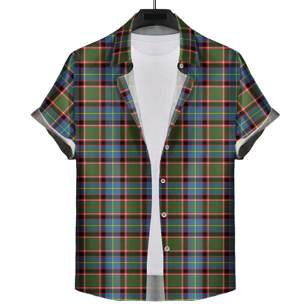 Aikenhead Tartan Short Sleeve Button Down Shirt - Tartanvibesclothing