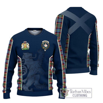 Aikenhead Tartan Ugly Sweater with Family Crest and Lion Rampant Vibes Sport Style Unisex - Tartan Vibes Clothing