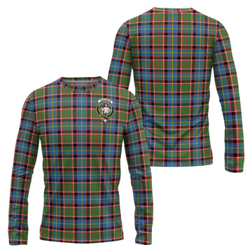 Aikenhead Tartan Long Sleeve T-Shirt with Family Crest Unisex - Tartanvibesclothing