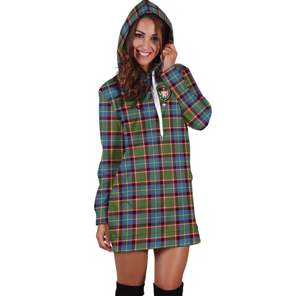 Aikenhead Tartan Hoodie Dress with Family Crest - Tartan Vibes Clothing