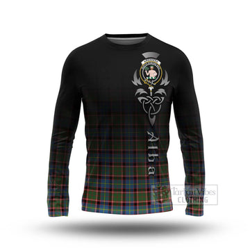 Aikenhead Tartan Long Sleeve T-Shirt Featuring Alba Gu Brath Family Crest Celtic Inspired Unisex - Tartan Vibes Clothing