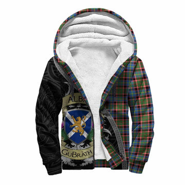 Aikenhead Tartan Family Crest Sherpa Hoodie Lion Rampant Royal Thistle Shield Celtic Inspired Unisex S - Tartan Vibes Clothing