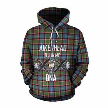 Aikenhead Tartan Cotton Hoodie with Family Crest DNA In Me Style Pullover Hoodie XS - Tartan Vibes Clothing