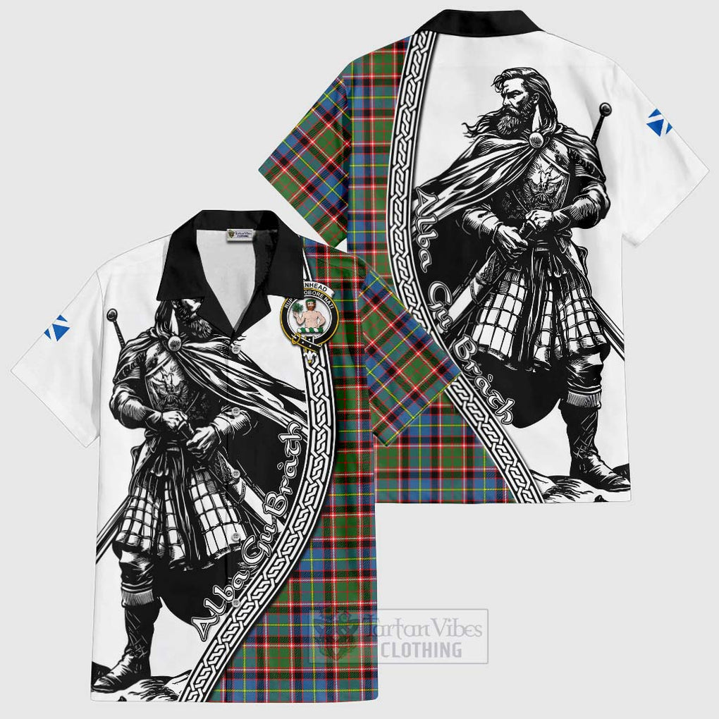 Aikenhead Tartan Clan Crest Hawaiian Shirt with Highlander Warrior Celtic Style Kid - Tartan Vibes Clothing