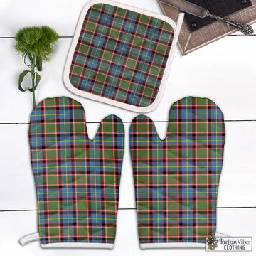 Aikenhead Tartan Combo Oven Mitt & Pot-Holder Combo 2 Oven Mitt & 1 Pot-Holder Black - Tartan Vibes Clothing
