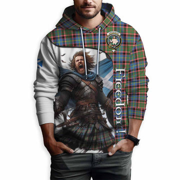 Tartan Vibes Clothing Aikenhead Crest Tartan Hoodie Inspired by the Freedom of Scottish Warrior